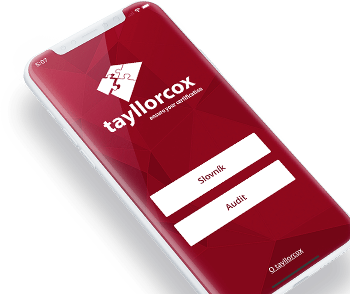Mobilní aplikace Tayllorcox